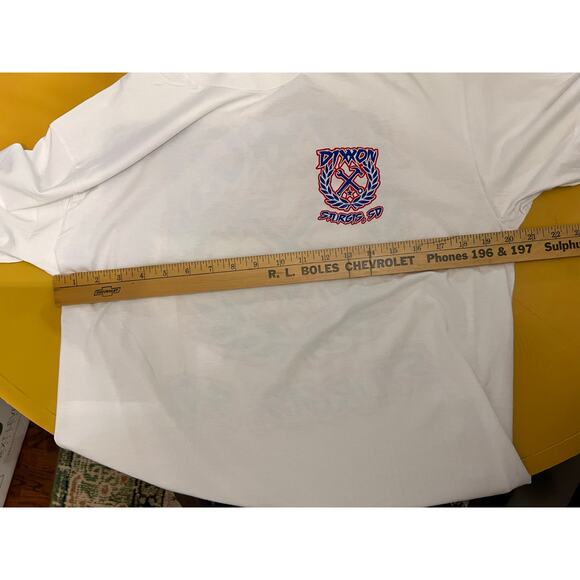 Dixxon Flannel Co. Sturgis SD Motorcycle Rally Graphic T-shirt White Mens L NWOT - Picture 5 of 5